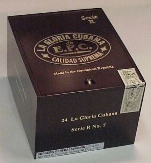La Gloria Cubana Calidad Suprema Serie R Wood Cigar Box No 7