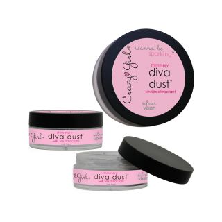 Crazy Girl Diva Dust Shimmery Powder with Pheromones Gold Silver or