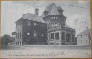1905 Postcard Nathan Littauer Hospital Gloversville NY