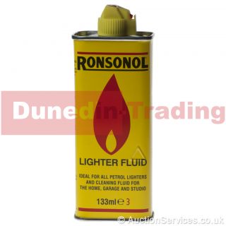 Ronson Universal Petrol Lighter Fluid Refill 133ml