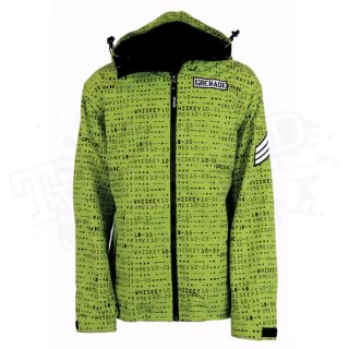  Grenade Matrix Snowboard Winter Jacket Slime Green Size Large L