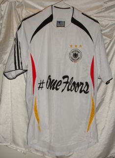 Germany Soccer Jersey World Cup Sewn Adult M