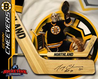 Bruins Gerry Cheevers Signed Northland Goalie Stick