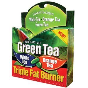 Green Tea Triple Fat Burner 30 Liquid Soft Gels Applied