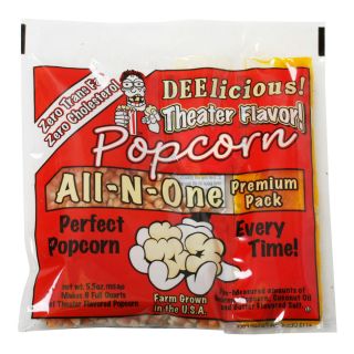 Great Northern Popcorn Five Pack of 4 Ounce Popcorn Portion Packs Kit