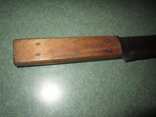 Antique Vintage Lamson and Goodnow Hi Carbon Butcher Knife 19 3 8