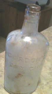 Old Gordons Dry Gin Bottle London England