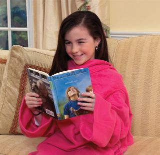 New as Seen on TV Snuggie Blanket Kid Size Pink
