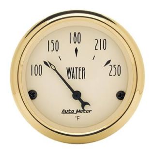Autometer Golden oldies Electrical Water Temperature Gauge 2 1 16 Dia