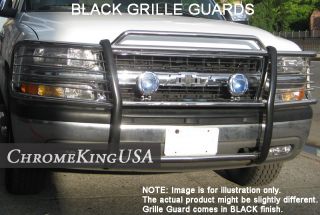   Chevy Tahoe Suburban Silverado Black Grille Guards Brush Bull Bars