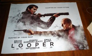 Looper 5ft Movie Poster 2012 Joseph Gordon Levitt Bruce Willis
