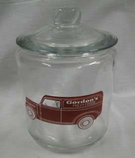  Jar Lid Peanut Candy Counter Nuts Gordons Collectible Old