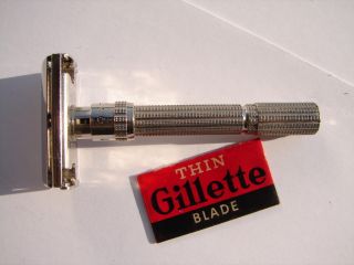 Shave Ready 1965 Gillette Slim Adjustable Double Edge Safety Razor 4