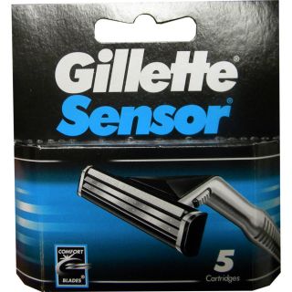 Gillette Sensor Razor Blade Refills 1 Pack with 5 Cartridges