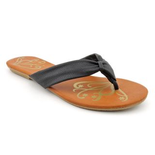 Groove Adele Womens Size 8 Black Open Toe Synthetic Flip Flops Sandals