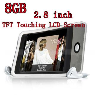  LCD Touch Screen MP3 MP4 MP5 Player FM Radio 3.0MP Camera Game Silver
