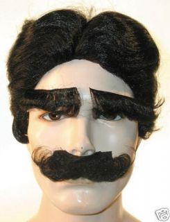 Wig Groucho Marx Set Eyes Spirit Gum Celebrity Hallowen