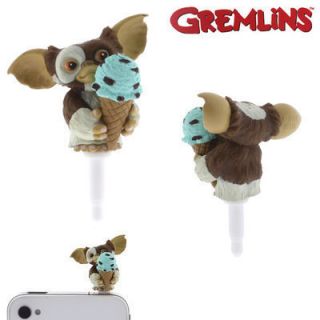 Gremlins Earphone Jack Dock Cover Dust Cap (Gizmo/Ice Cream) for all