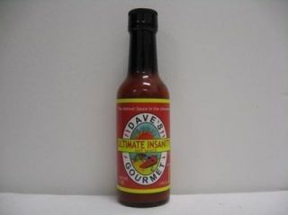Daves Gourmet Ultimate Insanity Hot Sauce 5oz