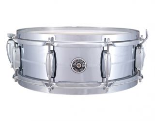 Gretsch GB4160 Brooklyn 5x14 Chrome Over Brass 8 Lug Snare Drum