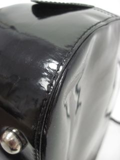 Marc Jacobs Black Patent Leather Toaster Handbag Bag