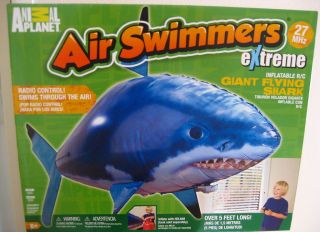 Air Swimmers Extreme Inflatable R/C Giant Flying Shark Radio Control