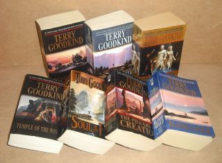 First 7 Sword of Truth Terry Goodkind Lot Wizards First Rule Stone of
