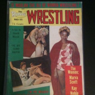  Magazine March 1976 Atlas in Death March Womens Girls WWE NWA