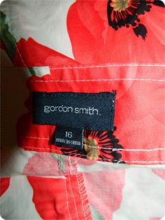 Gordon Smith Womens Long Floral Skirt Sz 16
