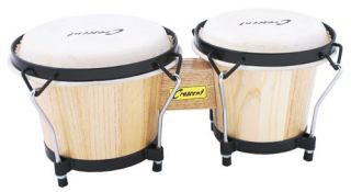 NEW Crescent Pro Percussion 7 & 8 Bongo Drums Set w/ Tunable Heads