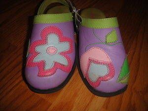 Hanna Andersson 30 Mflower Rubber soled Clogs Shoes