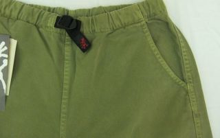 Womens Gramicci Hiking Shorts Moss Green Adjustable S