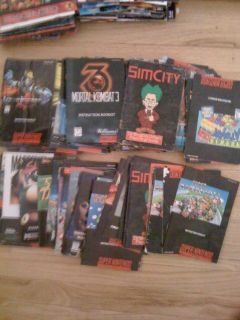 Ultimate RARE Manual Lot All System NES PS 2 3 Nintendo