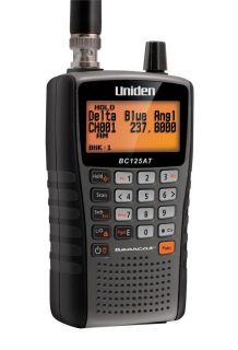 Uniden BC125AT Handheld Police Scanner 500 Alpha Tagged Channel