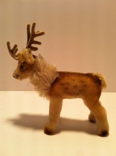 Steiff Renny Reindeer with Silver Button Tag