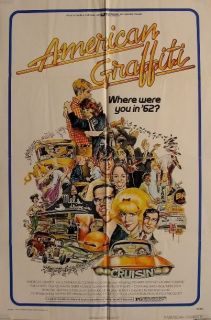 American Graffiti Great 1973 Original Movie Poster