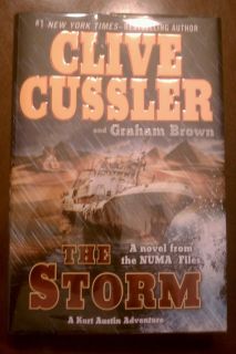 The Storm by Graham Brown and Clive Cussler 2012 Hardcover SIGNED BY