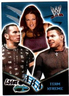 WWE Hardy Boys Lita Matt Jeff aka Team Xtreme Card 2002