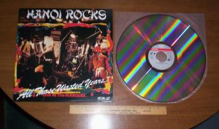 JAPAN LD HANOI ROCKS   ALL THOSE WASTED YEARS LIVE AT THE MARQUEE