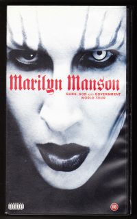 MARILYN MANSON   GUNS, GOD AND GOVERNMENT   WORLD TOUR   VHS PAL (UK