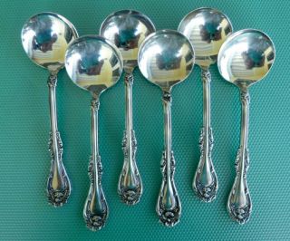 Bouillon Spoons 5 1/2 Oneida Rogers HANOVER 1901