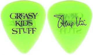 Steve Vai Authentic Neon Green Greasy Kids Stuff Guitar Pick