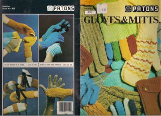 Patons Gloves and Mitts to Knit Pattern Book Knitting Book