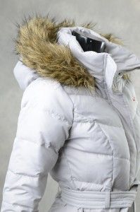  Abercrombie Womens Warm Grandview Down Jacket Coat Sz s Small
