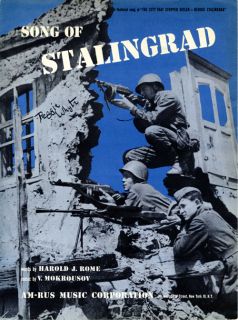 WWII MOVIE THE CITY THAT STOPPED HITLER   HEROIC STALINGRAD   Sheet