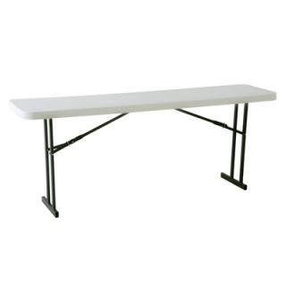  Commercial Folding Seminar Table White Granite 80177