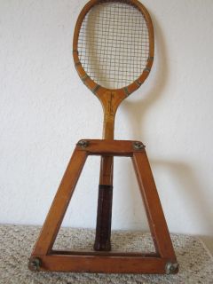 Vintage Harry C Lee Co  Gut Strung Tennis Racquet