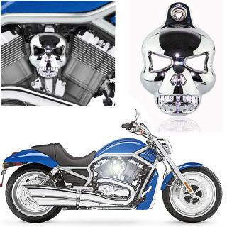 S1 Chorme Skull Cover for Harley Davidson Billetevo 1992 2012 Twin Cam