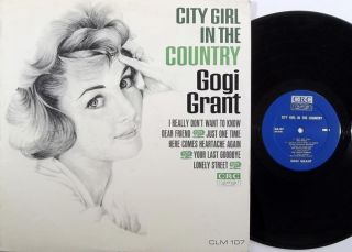 Gogi Grant City Girl in The Country CRC LP Female Vocal Vinyl Record
