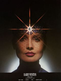 1981 Harry Winston Diamond Jewelry Magazine Ad